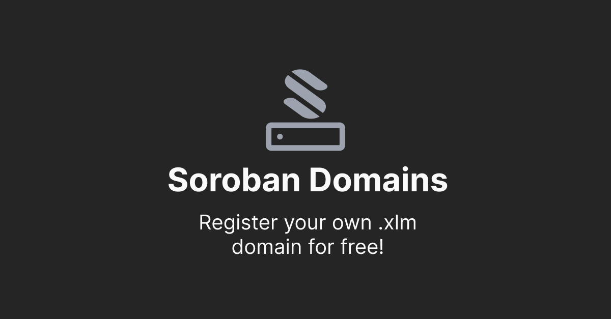 Soroban Domains | Soroban Domains